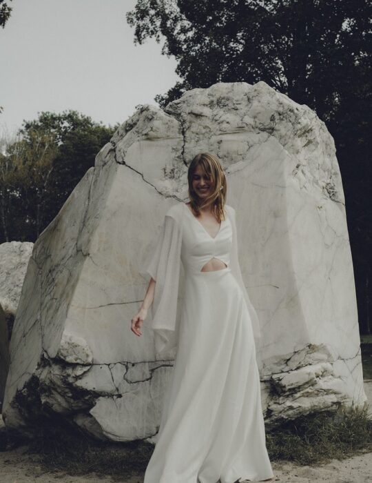 Kleid "Philippa" aus reginalem Wollmischgewebe 36